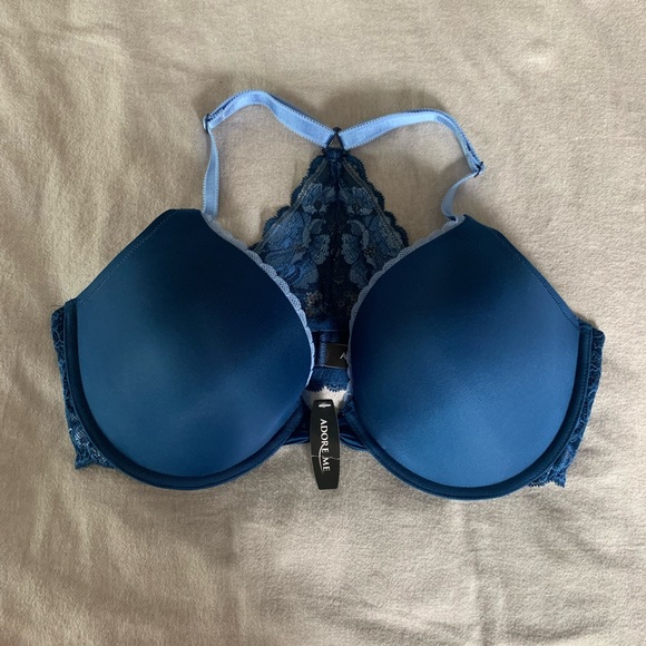 New Blue Adore me Bra 36DDD - Picture 1 of 3